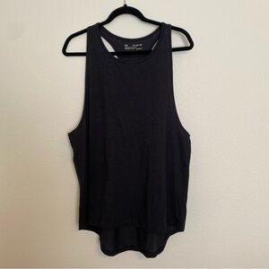 Under Armour Black and Gray Muscle Tee Athletic Tops